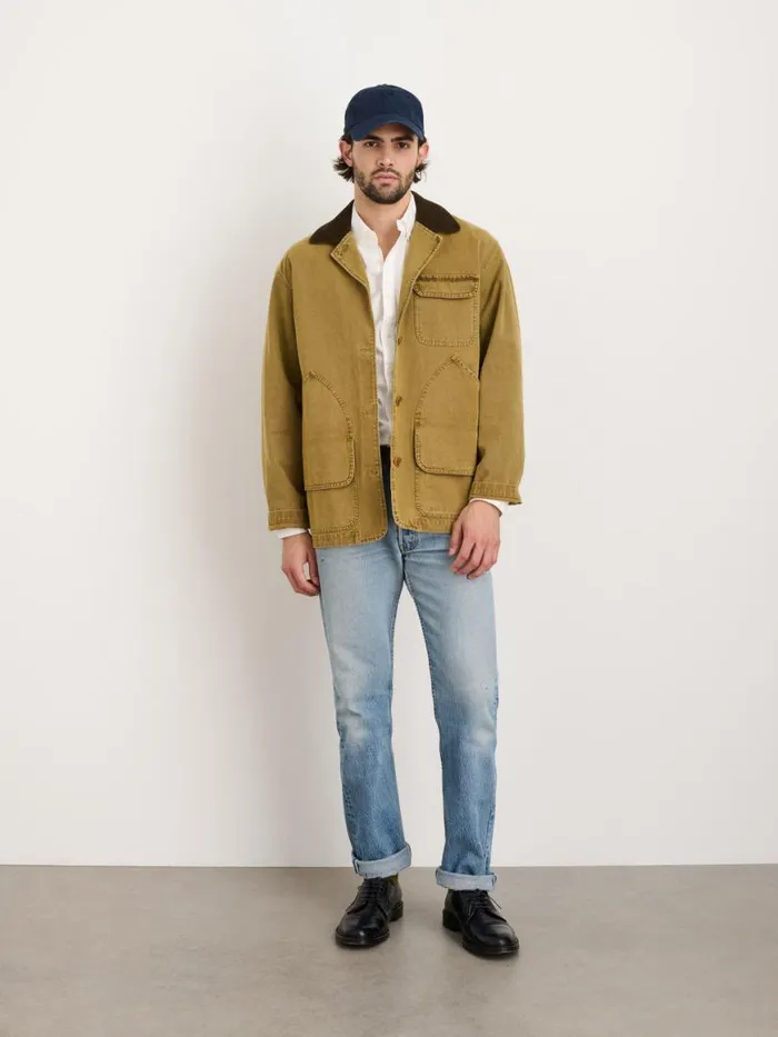 Alex Mill Frontier Jacket In Canvas Khaki Men Jackets Coats