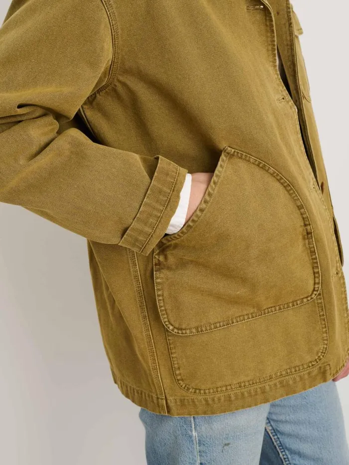 Alex Mill Frontier Jacket In Canvas Khaki Men Jackets Coats