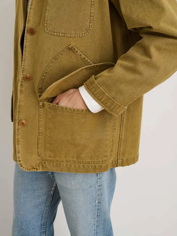 Alex Mill Frontier Jacket In Canvas Khaki Men Jackets Coats