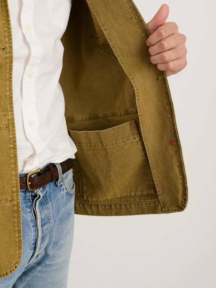 Alex Mill Frontier Jacket In Canvas Khaki Men Jackets Coats