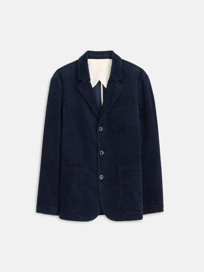 Alex Mill Mill Blazer In Corduroy Dark Navy Men Suiting Blazers
