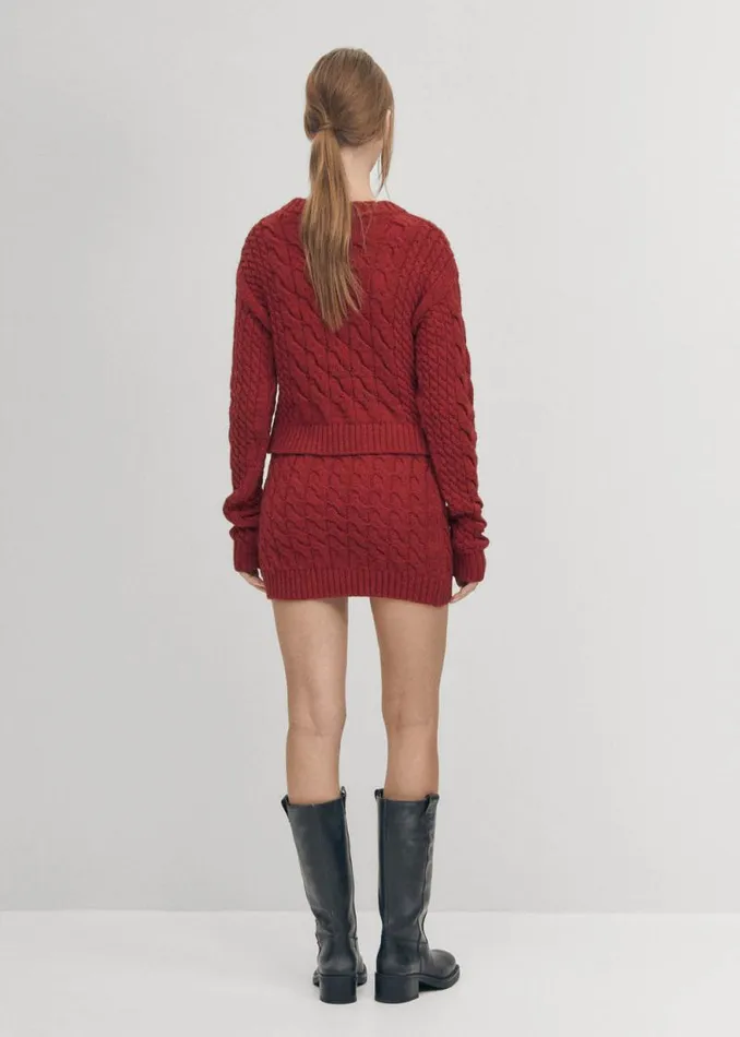 Blake Red Tricot Skirt Women ALOHAS Skirts