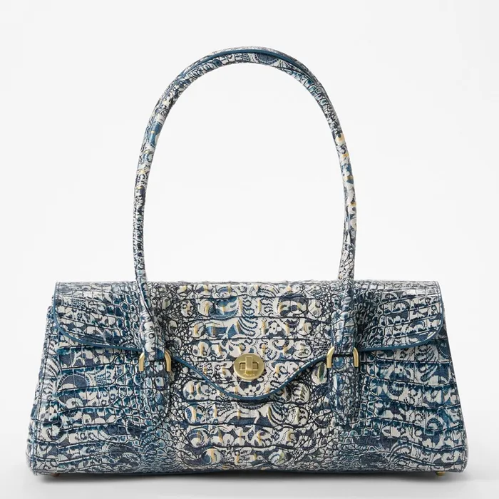 Brahmin Satchels Dayan Blue Filigree Melbourne 8211 Women