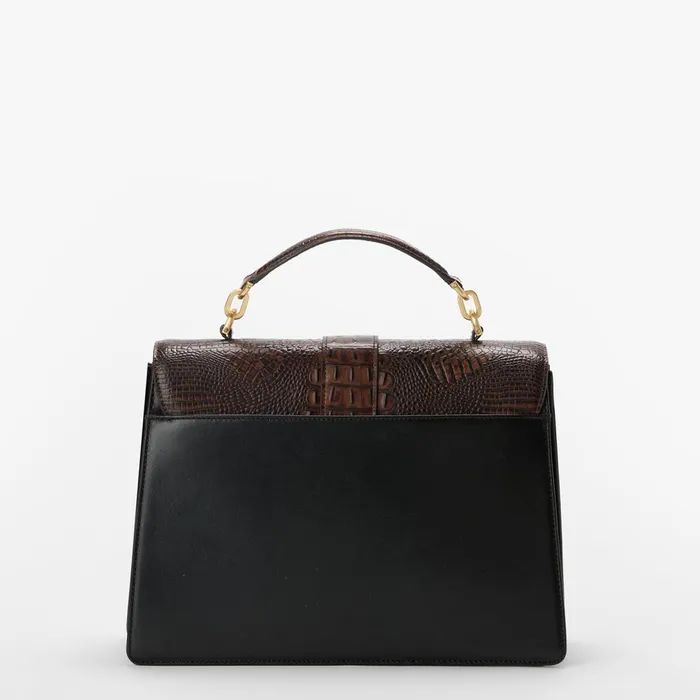 Brahmin Satchels Hallie Black Tuscan 8211 Women Brahmin Satchels Hallie Black Tuscan 8211 Women