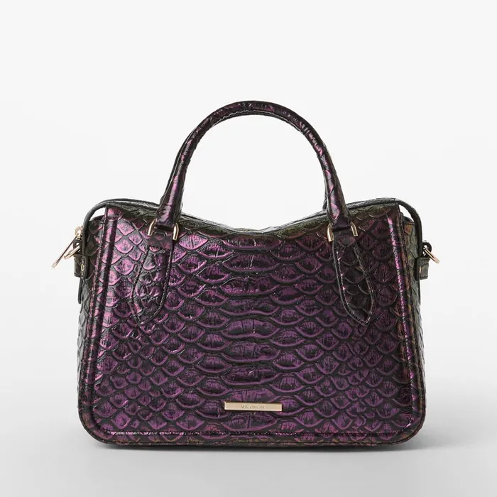 Brahmin Satchels Micaela Passion Purple Excelsior 8211 Women