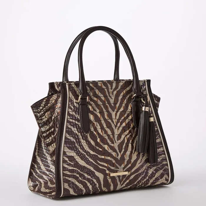 Brahmin Satchels Priscilla Satchel Coffee Bengal 8211 Women Brahmin Satchels Priscilla Satchel Coffee Bengal 8211 Women