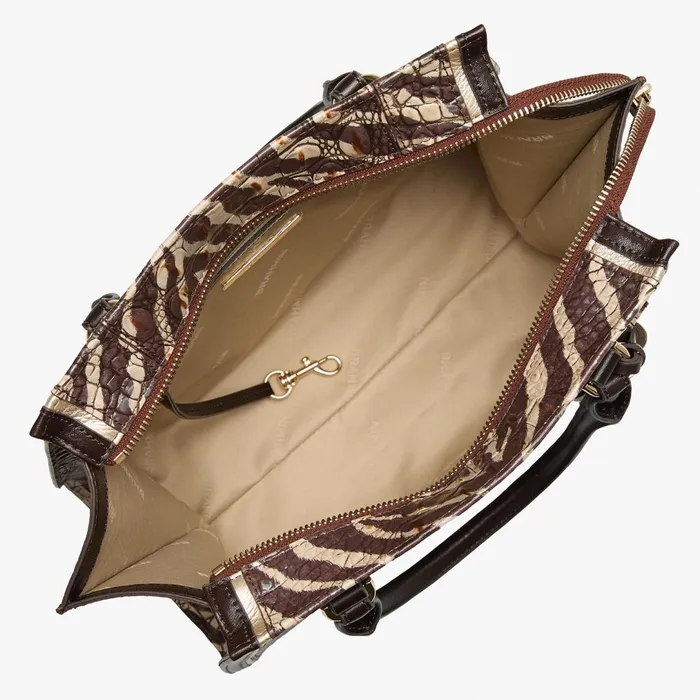 Brahmin Satchels Priscilla Satchel Coffee Bengal 8211 Women Brahmin Satchels Priscilla Satchel Coffee Bengal 8211 Women