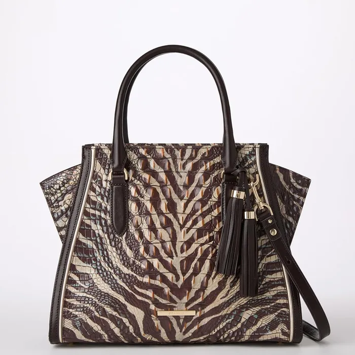 Brahmin Satchels Priscilla Satchel Coffee Bengal 8211 Women Brahmin Satchels Priscilla Satchel Coffee Bengal 8211 Women