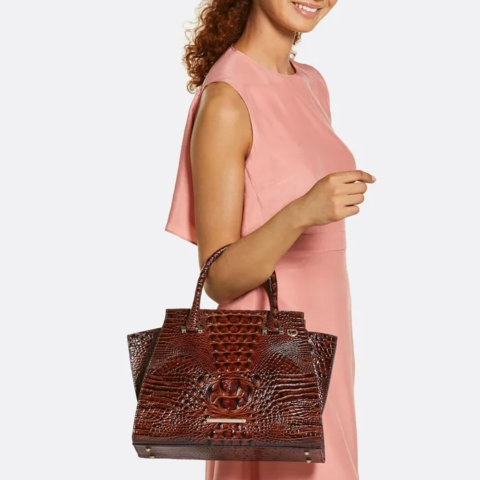 Brahmin Satchels Priscilla Satchel Coffee Bengal 8211 Women Brahmin Satchels Priscilla Satchel Coffee Bengal 8211 Women