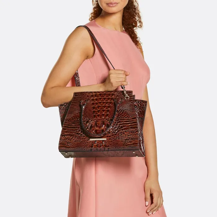 Brahmin Satchels Priscilla Satchel Coffee Bengal 8211 Women Brahmin Satchels Priscilla Satchel Coffee Bengal 8211 Women