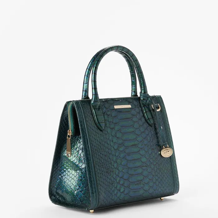 Brahmin Satchels Small Caroline Evergreen Kalopsia 8211 Women Brahmin Satchels Small Caroline Evergreen Kalopsia 8211 Women