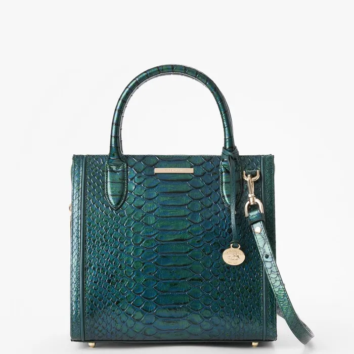 Brahmin Satchels Small Caroline Evergreen Kalopsia 8211 Women Brahmin Satchels Small Caroline Evergreen Kalopsia 8211 Women