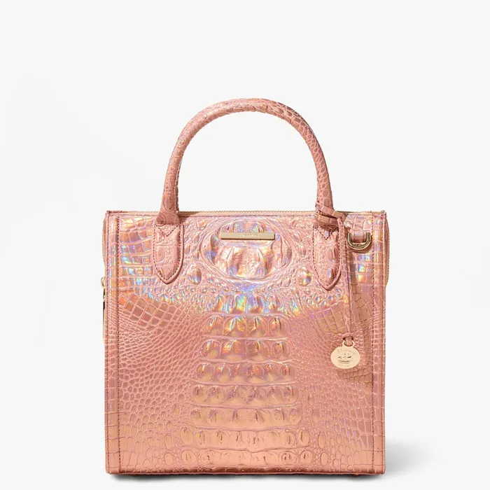Brahmin Satchels Small Caroline Rose Gold Melbourne 8211 Women
