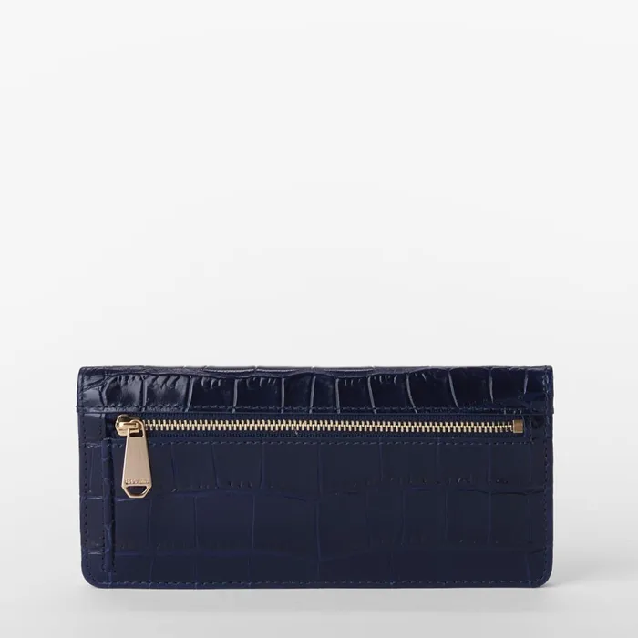 Brahmin Wallets and Wristlets Ady Wallet Navy Angora 8211 Women Brahmin Wallets and Wristlets Ady Wallet Navy Angora 8211 Women
