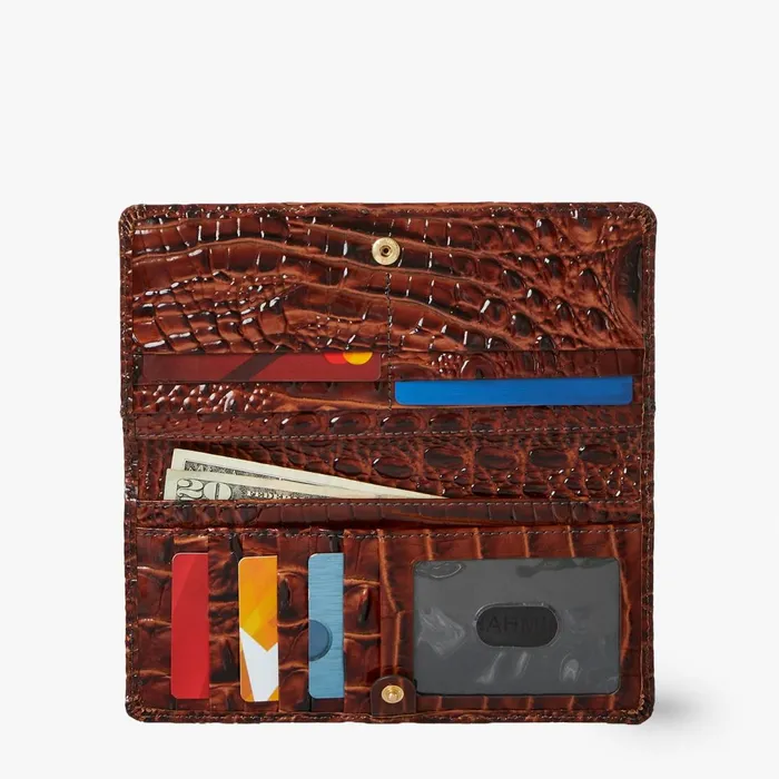 Brahmin Wallets and Wristlets Ady Wallet Navy Angora 8211 Women Brahmin Wallets and Wristlets Ady Wallet Navy Angora 8211 Women