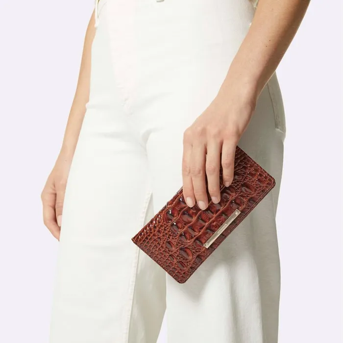 Brahmin Wallets and Wristlets Ady Wallet Navy Angora 8211 Women Brahmin Wallets and Wristlets Ady Wallet Navy Angora 8211 Women