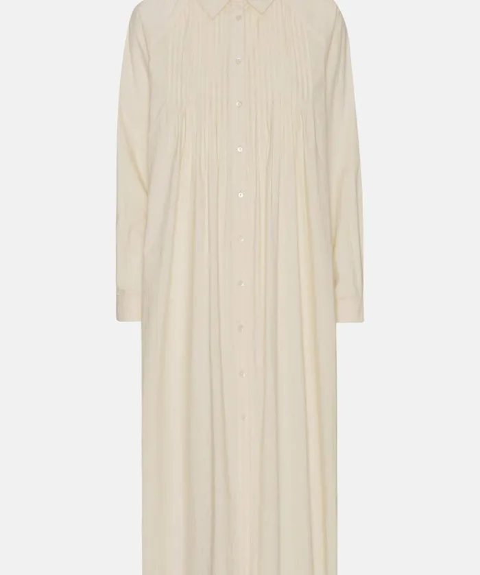 Clothing Ilse Jacobsen Dresses Long Long Dress 8211 Bleached Sand