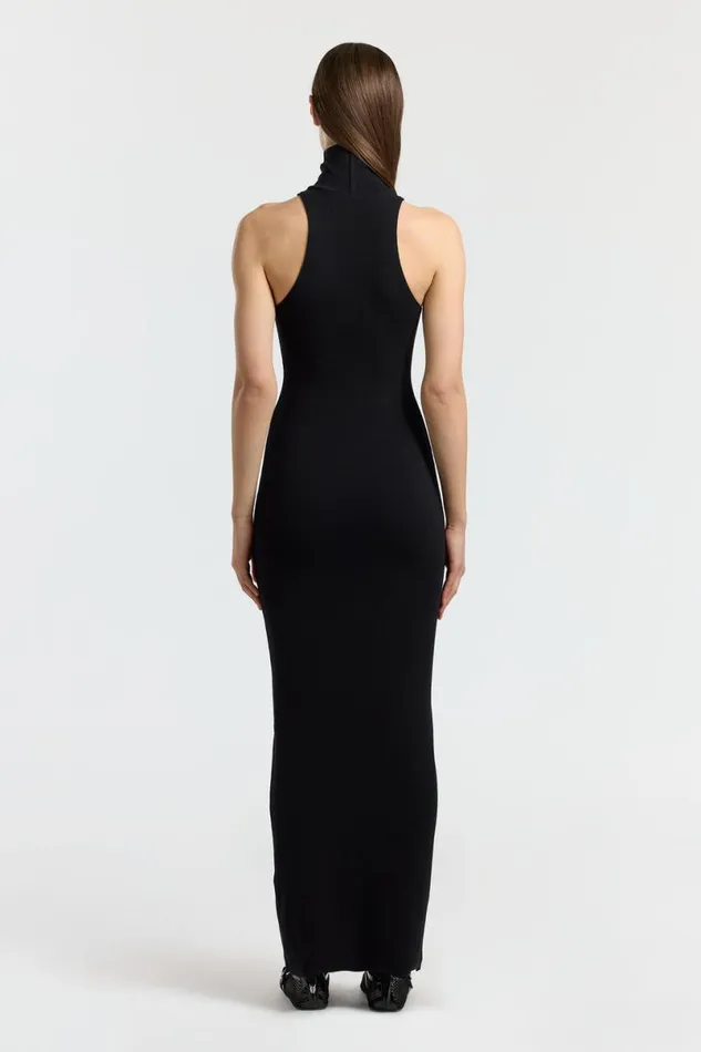 COTTON CITIZEN Verona Sleeveless Maxi Dress Jet Black Women Dresses Skirts COTTON CITIZEN Verona Sleeveless Maxi Dress Jet Black Women Dresses Skirts