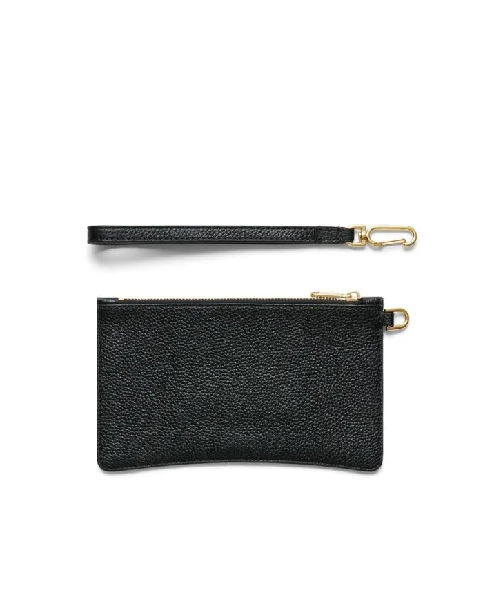 Ecco Small Leather Goods Bags and Accessories ECCO Wristlet Pebbled Black Ecco Small Leather Goods Bags and Accessories ECCO Wristlet Pebbled Black