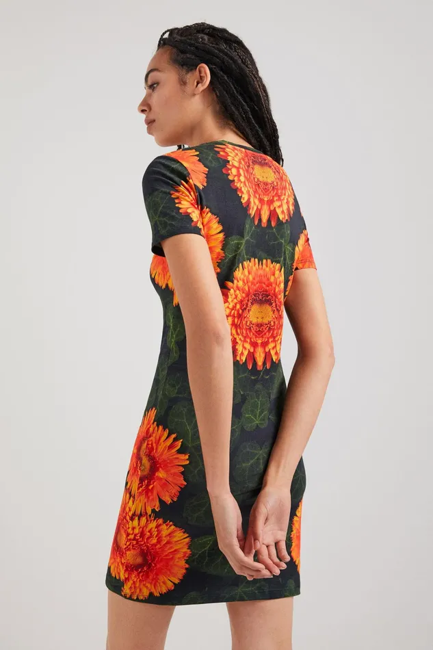 Floral Tshirt Dress Women Desigual Dresses