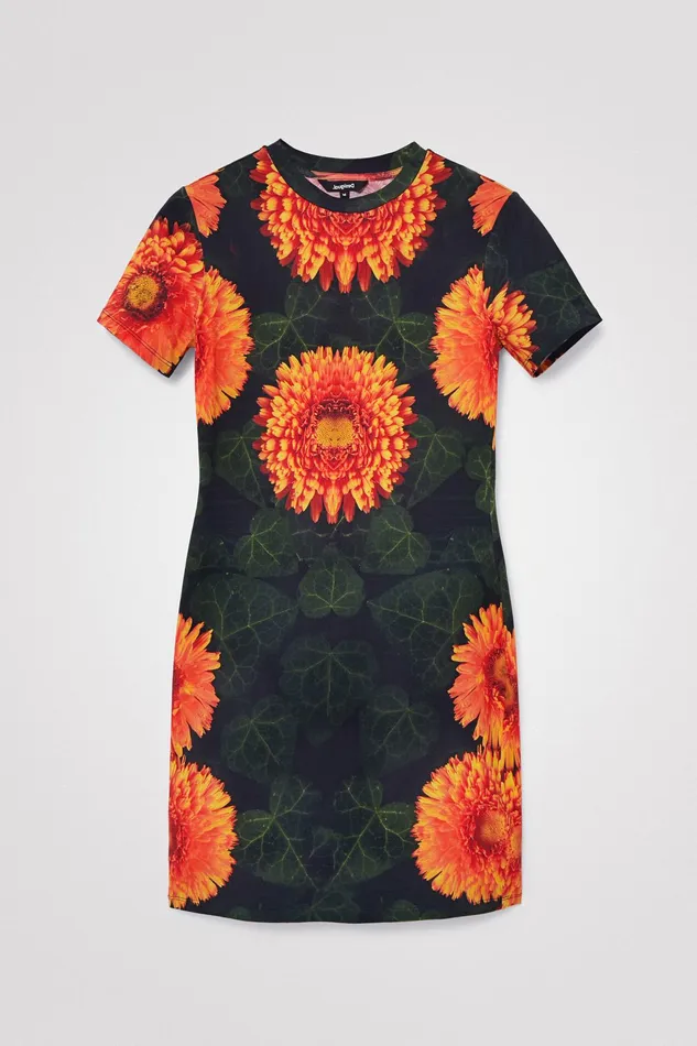 Floral Tshirt Dress Women Desigual Dresses