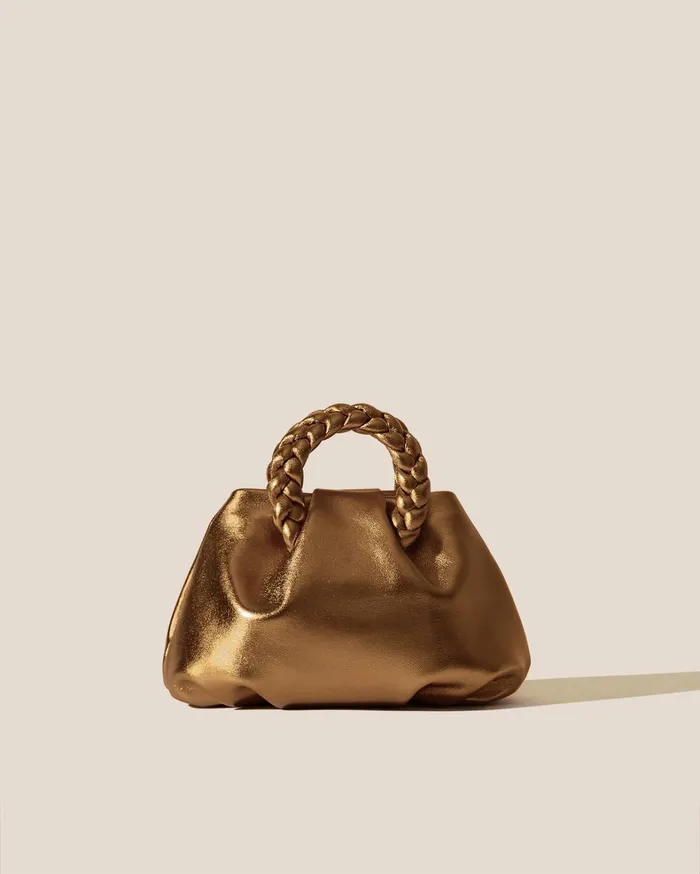 Hereu BOMBON METALLIC 8211 Small Plaitedhandle Leather Crossbody Bag Women Crossbody Bags Hereu BOMBON METALLIC 8211 Small Plaitedhandle Leather Crossbody Bag Women Crossbody Bags