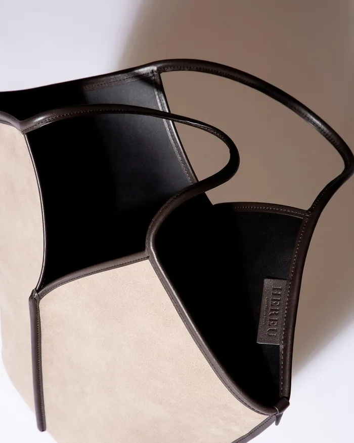 Hereu CALELLA SUEDE 8211 Calf Suede Tote Bag MenWomen Tote Bags