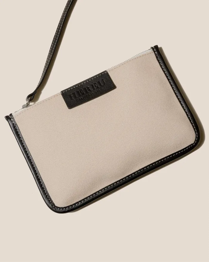 Hereu DUNA 8211 Leathertrimmed Organic Cotton Tote Bag WomenMen Shoulder Bags
