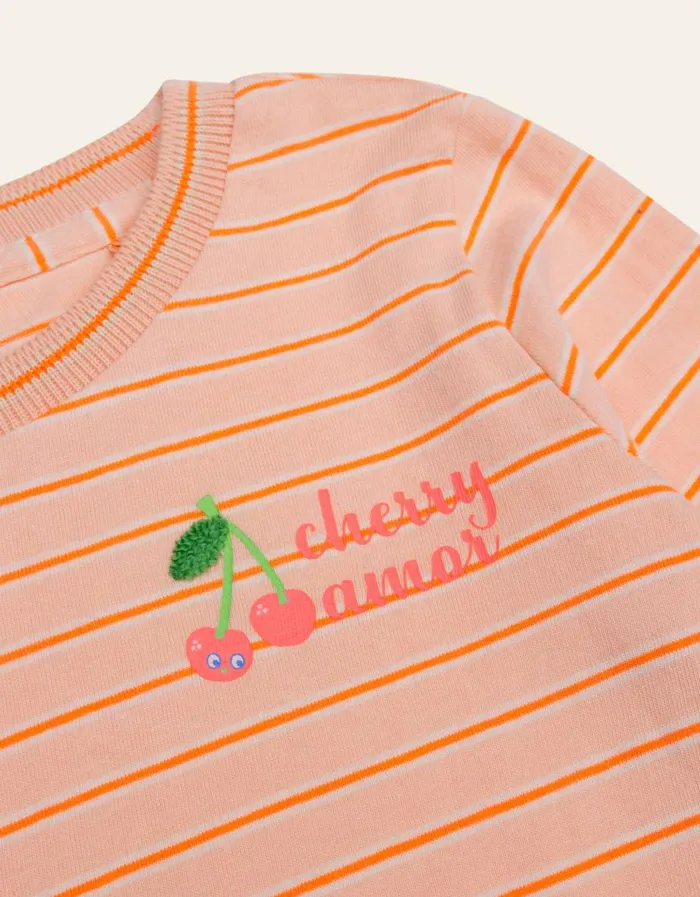 Oilily TShirts and Tops Girls Tring TShirt Evening Sand Oilily TShirts and Tops Girls Tring TShirt Evening Sand