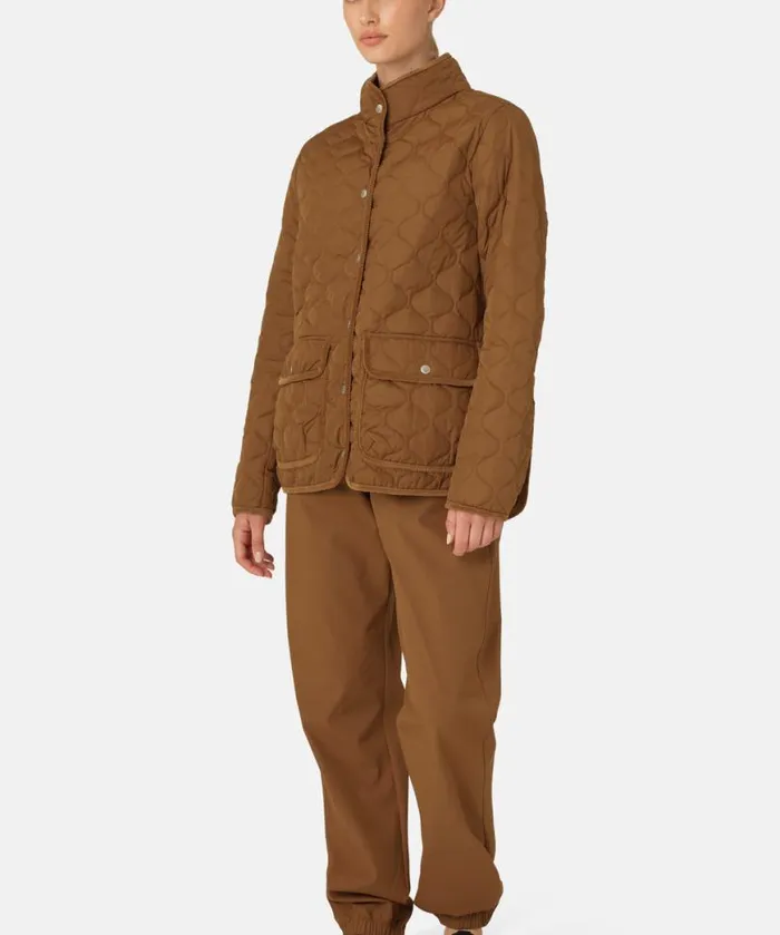 Outerwear Ilse Jacobsen All Jackets And Coats Quilt Jacket 8211 Walnut