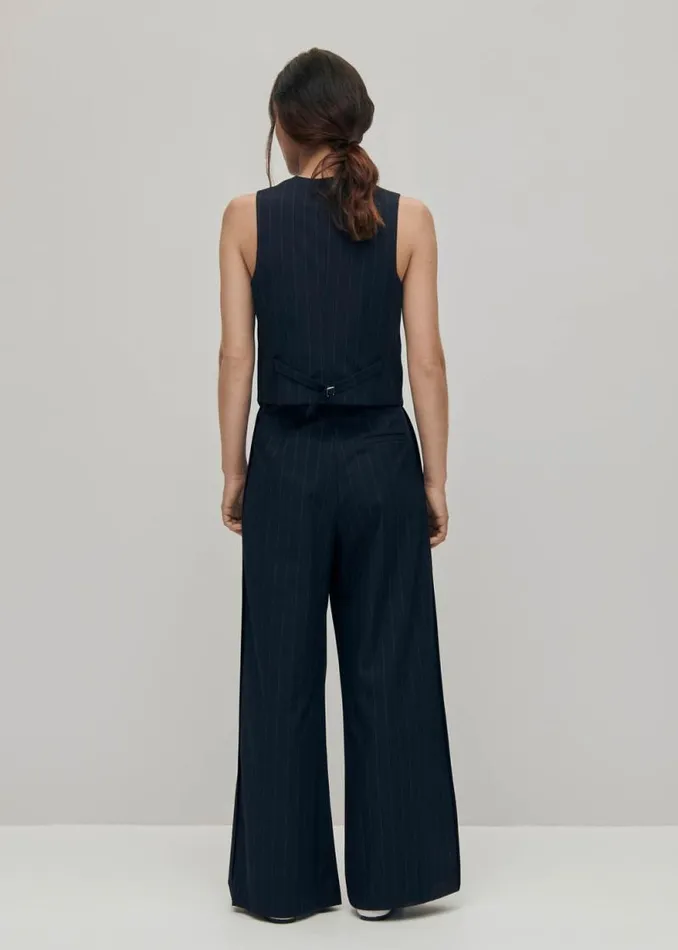 Poppy Navy Vest Women ALOHAS Blazers Vests