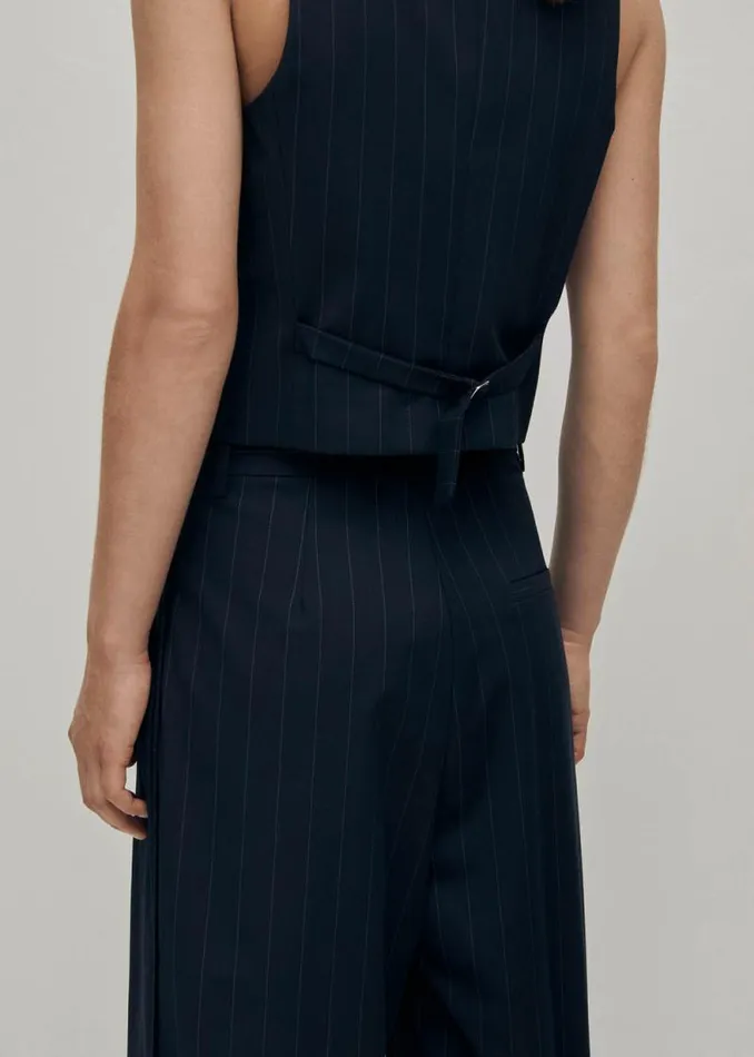 Poppy Navy Vest Women ALOHAS Blazers Vests