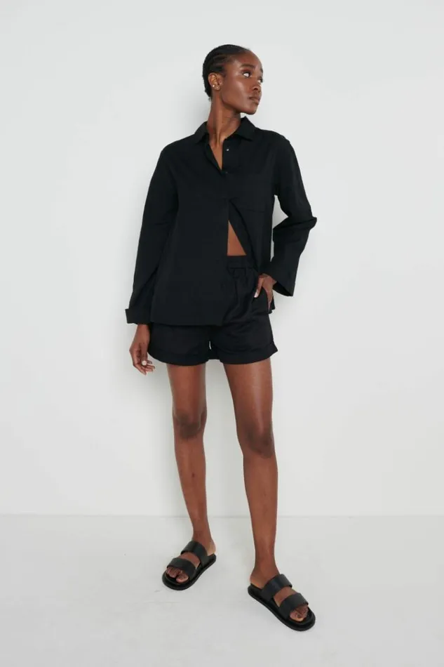 Pretty Lavish Bottoms Belle ALine Shorts Black 8211 Women