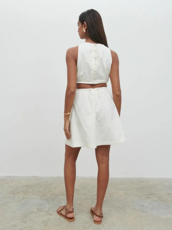 Pretty Lavish Dresses Melody Cut Out Mini Dress White 8211 Women
