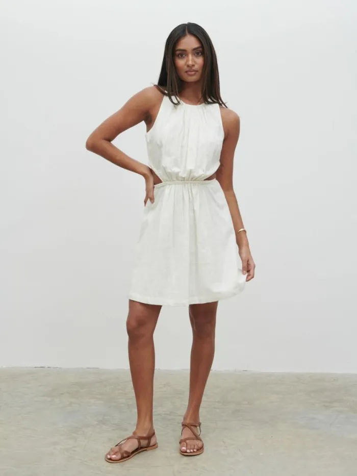 Pretty Lavish Dresses Melody Cut Out Mini Dress White 8211 Women