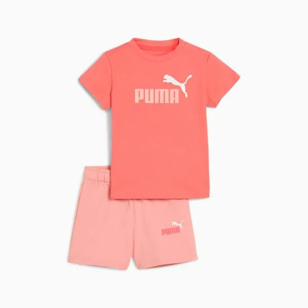 Puma Kids 2Piece Minicats Essentials Toddlers039 Tee And Shorts Set Peach Frost 8211 Kids Puma Kids 2Piece Minicats Essentials Toddlers039 Tee And Shorts Set Peach Frost 8211 Kids