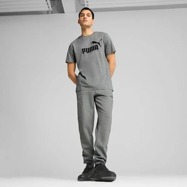 Puma TShirts and Tops Essentials No 1 Logo 039s Tee Medium Gray Heather 8211 Men