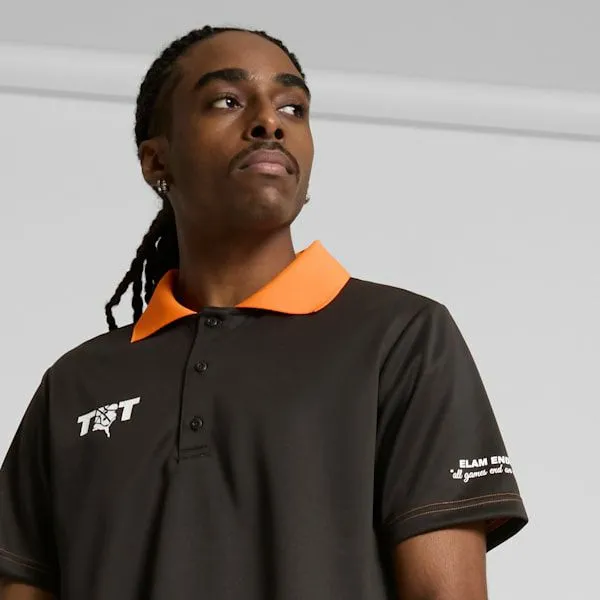 Puma TShirts and Tops PUMA X TBT 039s Basketball Polo Shirt Puma Black 8211 Men