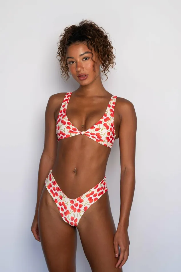Skatie Tops Penny Bikini Top Cola 8211 Women