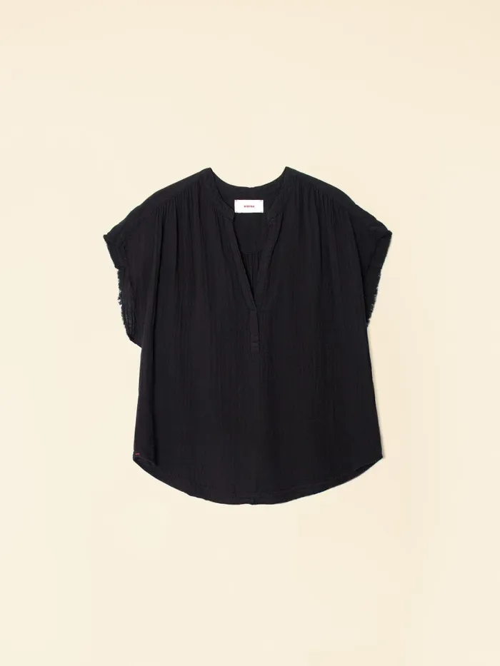Tops Black Kane Top 8211 XRENA Women Tops Black Kane Top 8211 XRENA Women