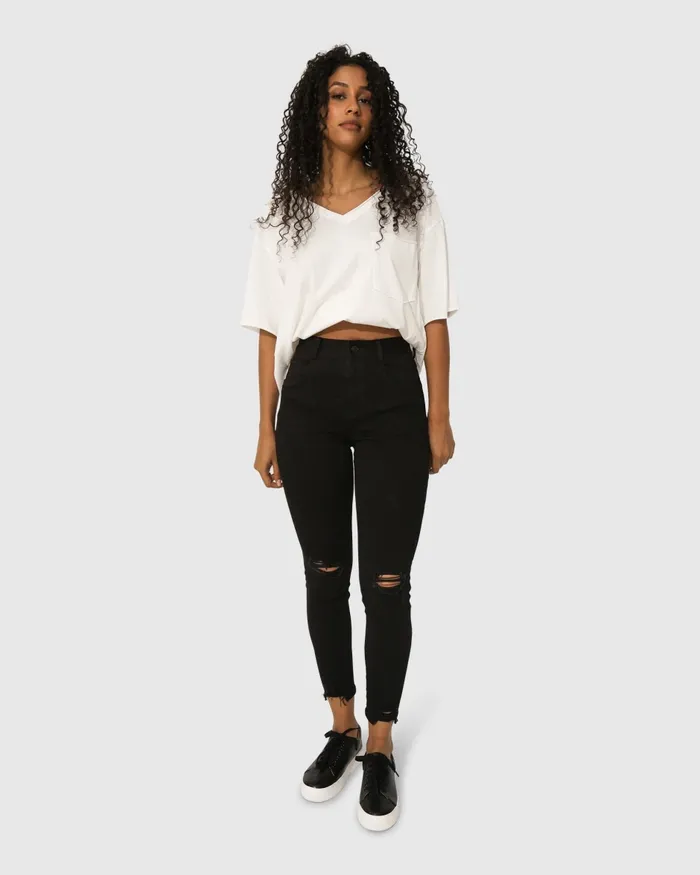 Women Belle and Bloom Skinny Dip Jeans 8211 Black Pants and Skirts