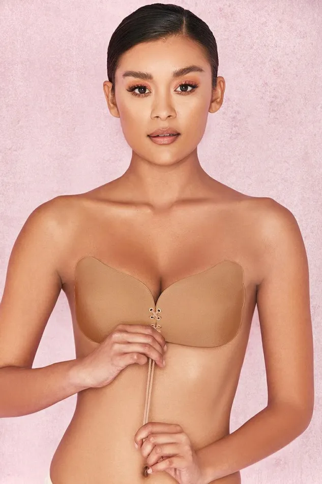 Women Ultra Push Up Invisible Bra 8211 Caramel House Of CB Shapewear Women Ultra Push Up Invisible Bra 8211 Caramel House Of CB Shapewear