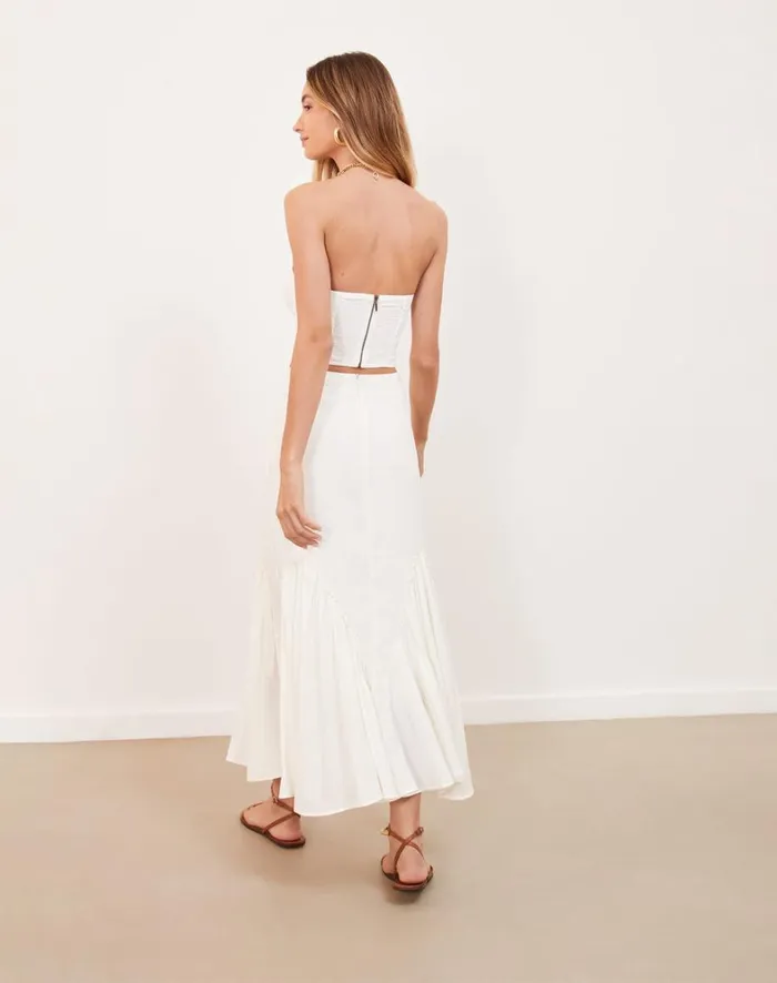 Women ViX Paula Hermanny Tops Adele Top 8211 Off White